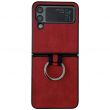 Защитный чехол Deexe Vintage Case для Samsung Galaxy Flip 4 - Red (302207R)