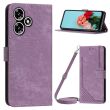Захисний чохол Deexe Vintage Lines для Infinix Hot 30 Play (X6835B) - Purple (327816V)