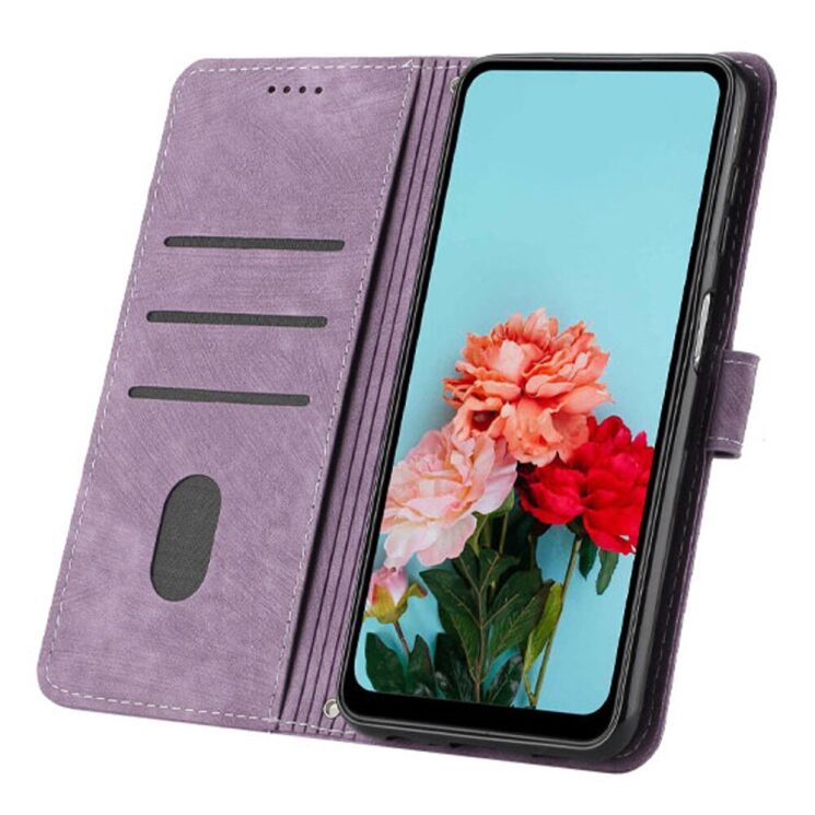 Захисний чохол Deexe Vintage Lines для Infinix Hot 30 Play (X6835B) - Purple: фото 2 з 9