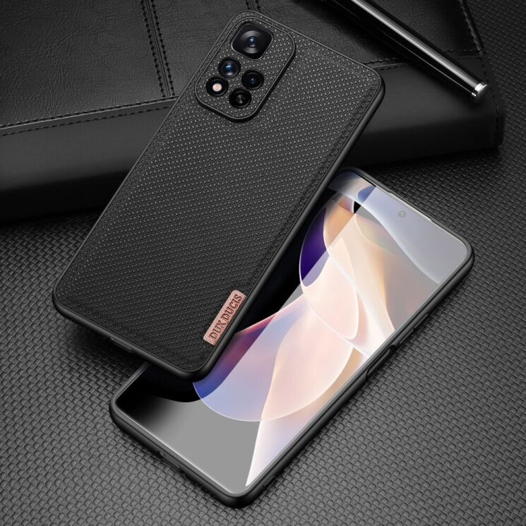 Защитный чехол DUX DUCIS FINO Series для Xiaomi Redmi Note 11 Pro (Chinese) / Note 11 Pro+ - Black: фото 2 из 8