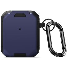 Защитный чехол DUX DUCIS PECF Series для Apple AirPods 1 / 2 - Navy Blue: фото 1 из 10