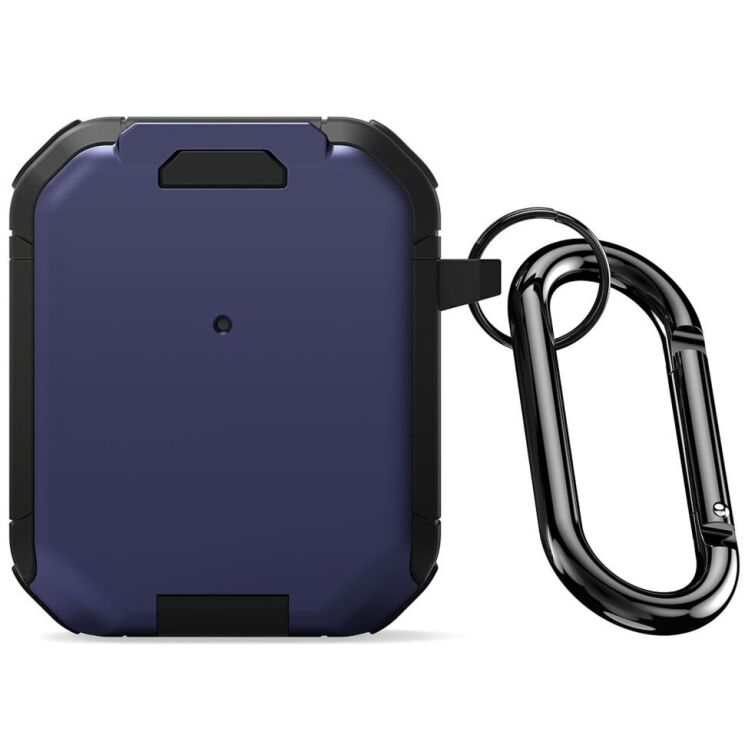 Защитный чехол DUX DUCIS PECF Series для Apple AirPods 1 / 2 - Navy Blue: фото 1 из 10