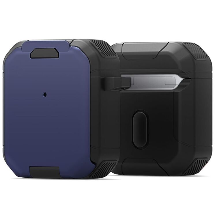 Защитный чехол DUX DUCIS PECF Series для Apple AirPods 1 / 2 - Navy Blue: фото 2 из 10
