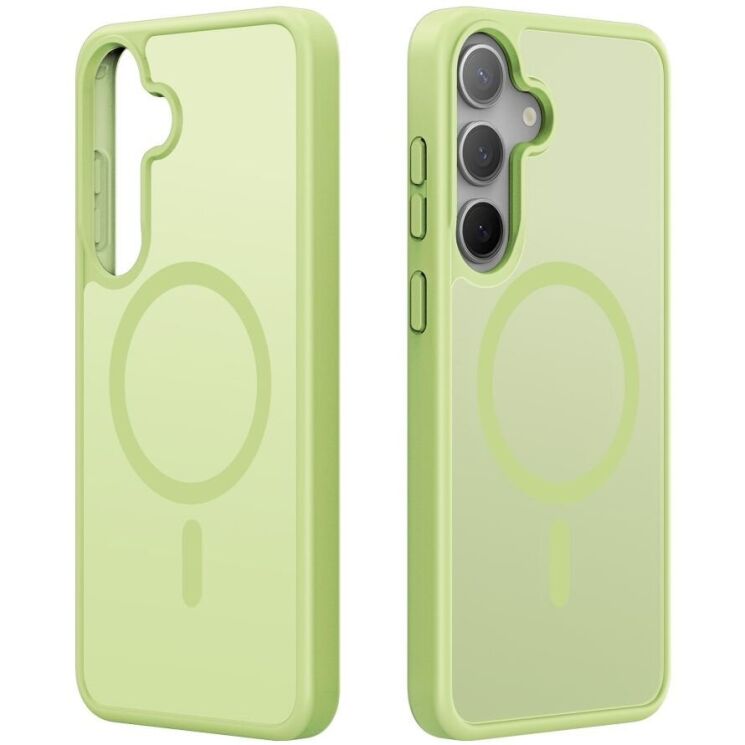 Защитный чехол DUX DUCIS Yind Series для Samsung Galaxy S25 Plus (S936) - Lime: фото 2 из 9