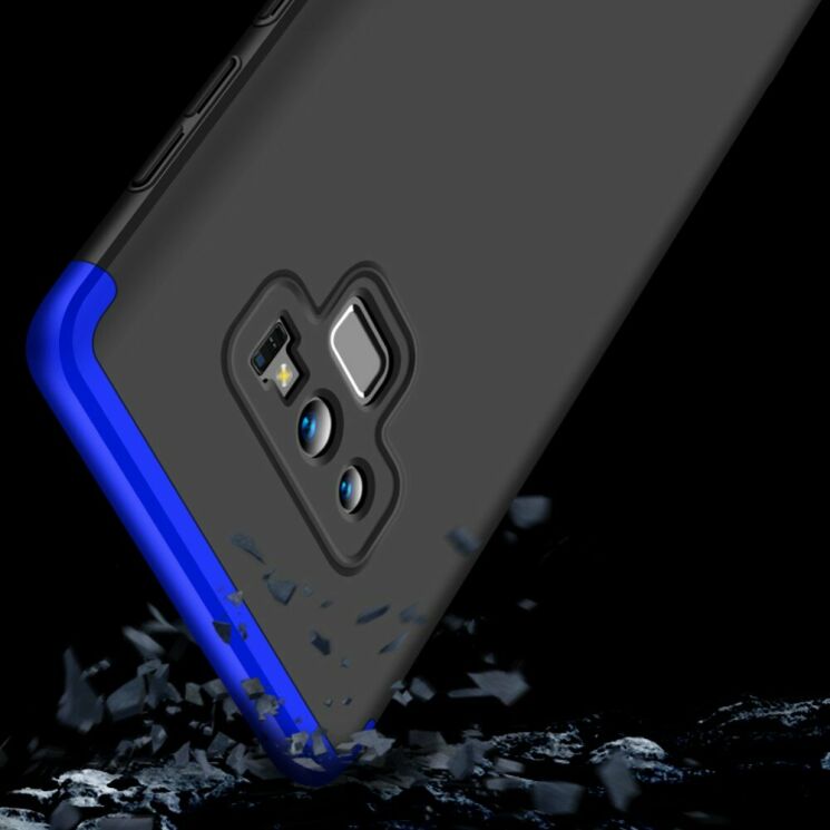 Защитный чехол GKK Double Dip Case для Samsung Galaxy Note 9 (N960) - Black / Blue: фото 5 из 15