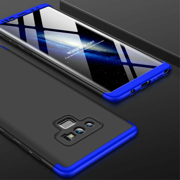 Захисний чохол GKK Double Dip Case для Samsung Galaxy Note 9 (N960) - Black / Blue: фото 7 з 15