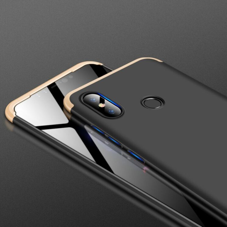 Защитный чехол GKK Double Dip Case для Xiaomi Mi 8 - Black / Gold (139861BS) Защитный чехол GKK Double Dip Case для Xiaomi Mi 8 - Black / Gold: фото 6 из 14