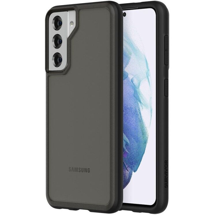 Захисний чохол Griffin Survivor Strong для Samsung Galaxy S21 (G991) GSA-034-BLK - Black: фото 1 з 6