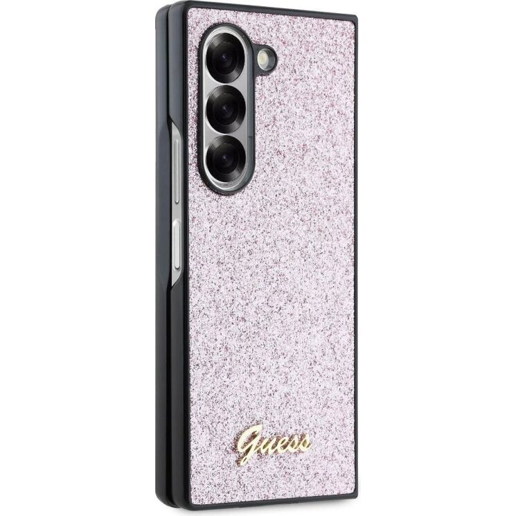 Захисний чохол Guess Glitter Script для Samsung Galaxy Fold 6 (GUHCZFD6HGGSHP) - Pink: фото 3 з 7