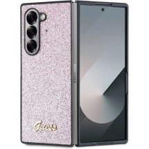 Захисний чохол Guess Glitter Script для Samsung Galaxy Fold 6 (GUHCZFD6HGGSHP) - Pink: фото 1 з 7