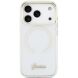 Защитный чехол Guess IML Script Metal MagSafe для iPhone 17 Pro (GUHMP17L5HTCSMST) - Transparent (403263T). Фото 2 из 9
