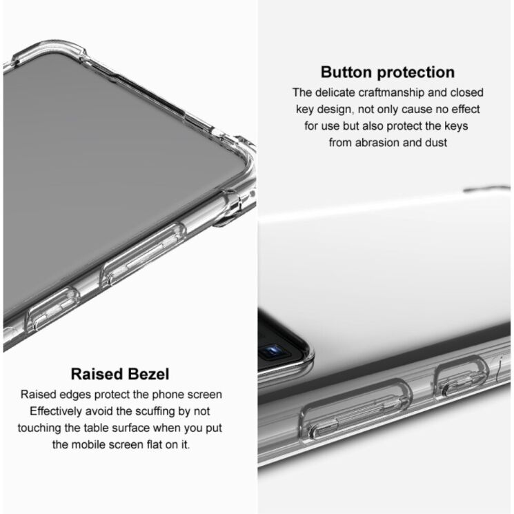 Защитный чехол IMAK Airbag MAX Case для Samsung Galaxy S24 Ultra - Transparent: фото 4 из 7