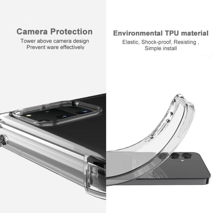 Защитный чехол IMAK Airbag MAX Case для Xiaomi 15 Pro - Transparent: фото 7 из 10