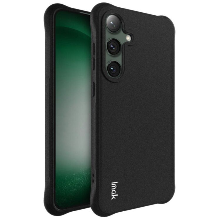 Защитный чехол IMAK Airbag Sand Case для Samsung Galaxy S24 FE (S721) - Black: фото 1 из 6