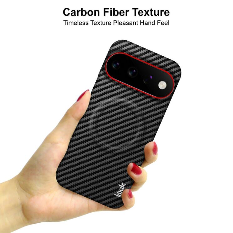 Защитный чехол IMAK Carbon Guard with MagSafe для Google Pixel 11 / 11 Pro - Carbon Fiber: фото 6 из 8