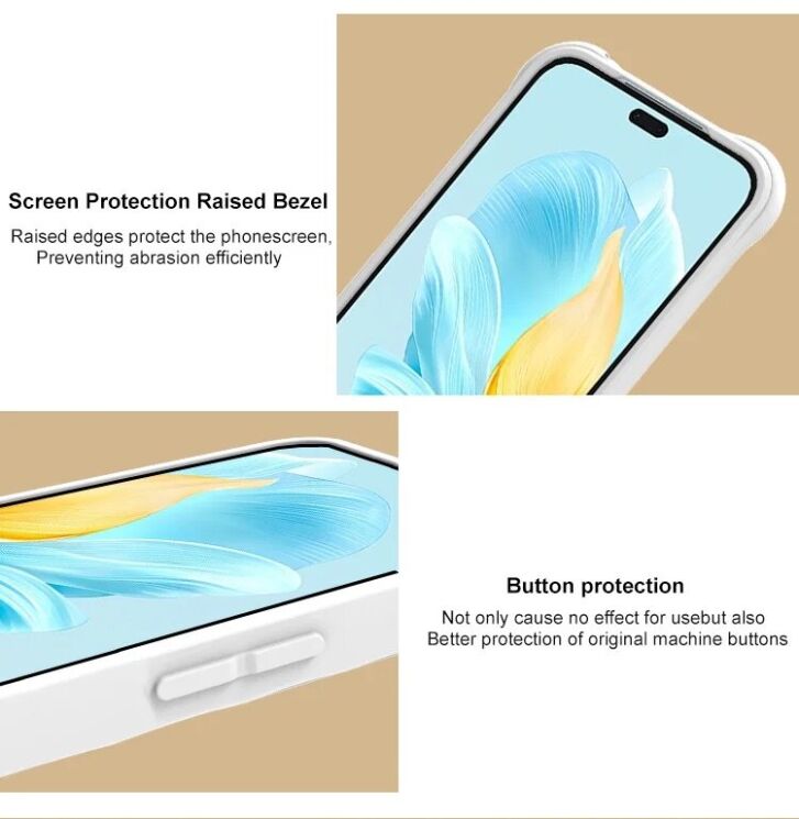 Защитный чехол IMAK Manbo для Xiaomi Redmi 13 - Matte White: фото 8 из 11