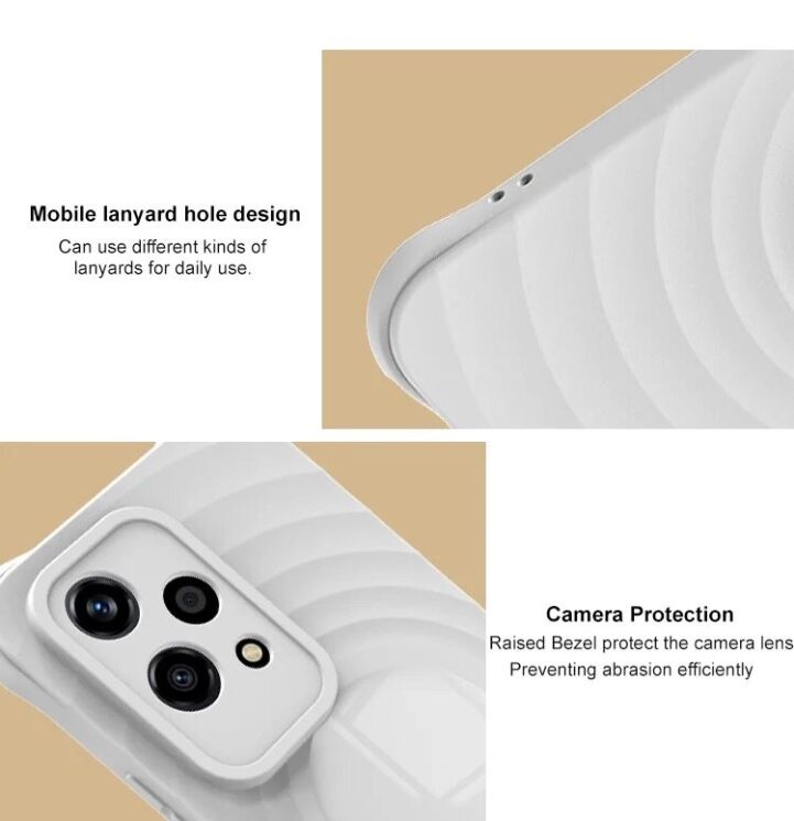 Защитный чехол IMAK Manbo для Xiaomi Redmi 13 - Matte White: фото 7 из 11