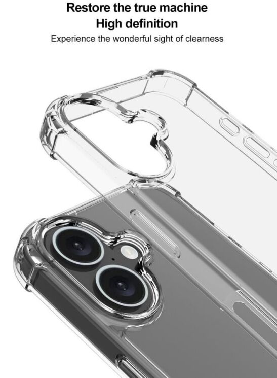Защитный чехол IMAK Space Shield для OPPO Reno 12 Pro - Transparent: фото 6 из 9