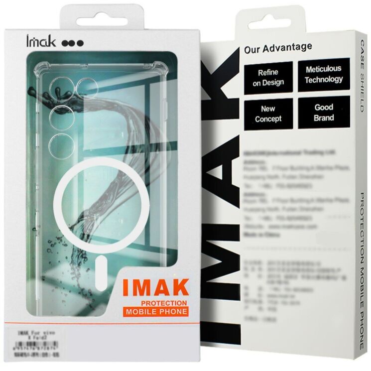 Защитный чехол IMAK Space Shield MagSafe для Motorola ThinkPhone - Transparent: фото 10 из 10