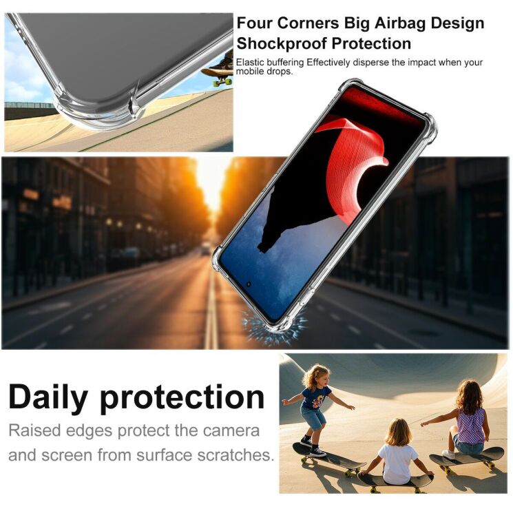 Защитный чехол IMAK Space Shield MagSafe для Motorola ThinkPhone - Transparent: фото 6 из 10