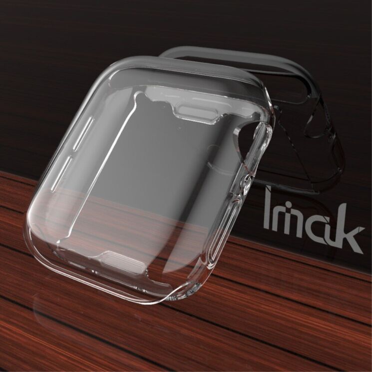 Защитный чехол IMAK UX-3 Front Protection для Apple Watch 44 mm - Transparent: фото 5 из 14