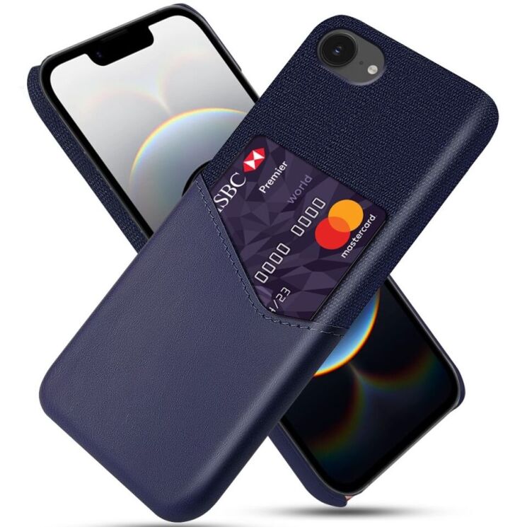 Защитный чехол KSQ Business Pocket для Apple iPhone 16e - Blue: фото 1 из 4
