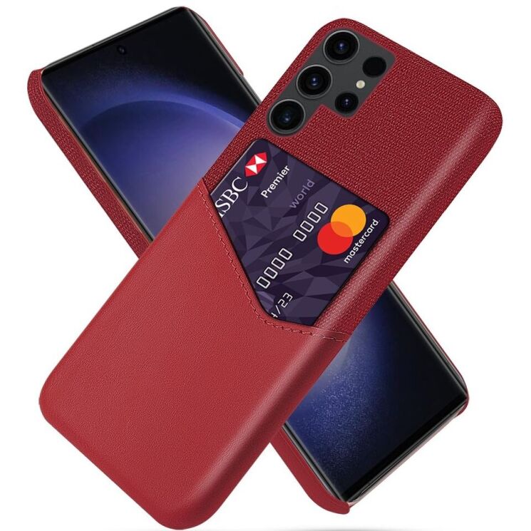 Защитный чехол KSQ Business Pocket для Samsung Galaxy S24 Ultra - Red: фото 1 из 4