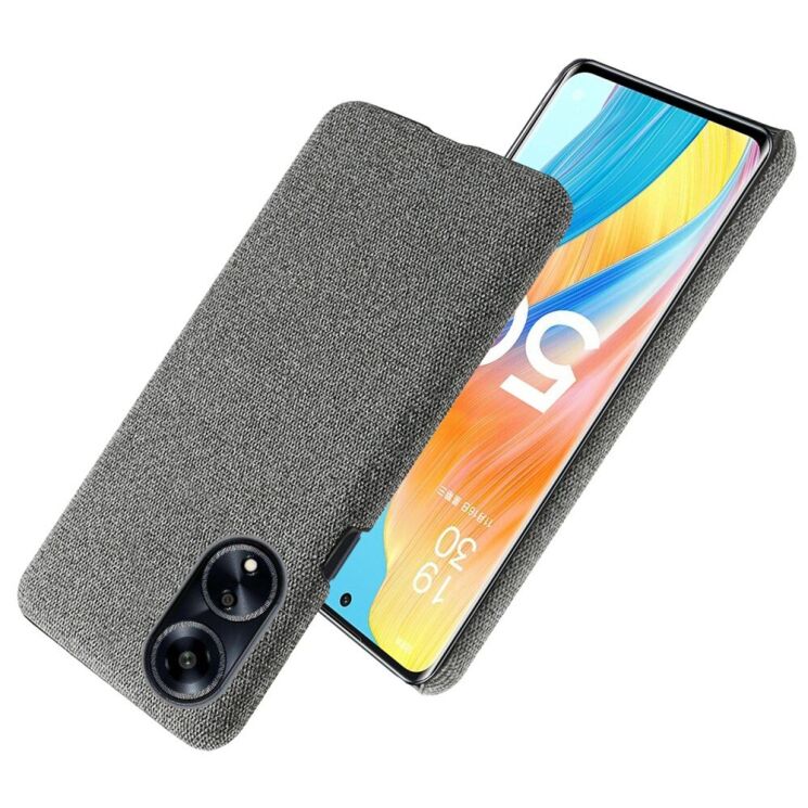 Защитный чехол KSQ Cloth Style для OPPO A98 - Grey: фото 3 из 5