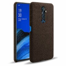 Защитный чехол KSQ Cloth Style для OPPO Reno 2Z - Brown: фото 1 из 5
