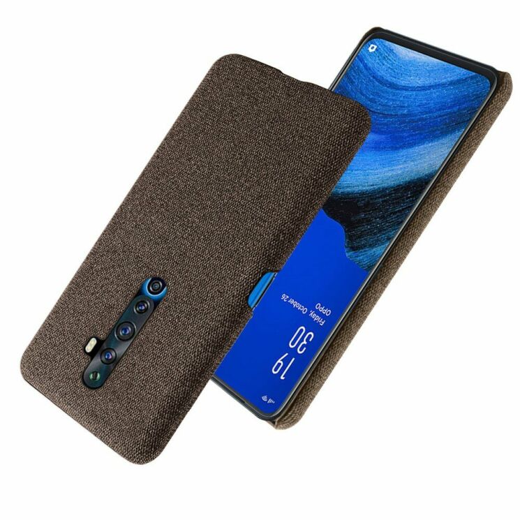 Защитный чехол KSQ Cloth Style для OPPO Reno 2Z - Brown: фото 2 из 5