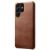 Защитный чехол KSQ Leather Cover для Samsung Galaxy S22 Ultra - Brown: фото 1 из 4