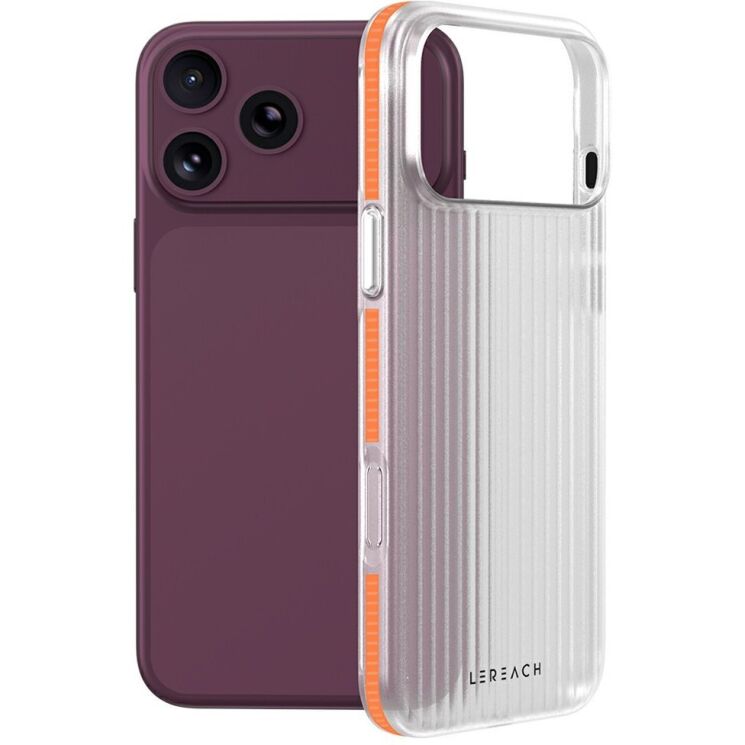 Захисний чохол LEREACH TOC Series для iPhone 18 Pro / 17 Pro - Orange: фото 1 з 11