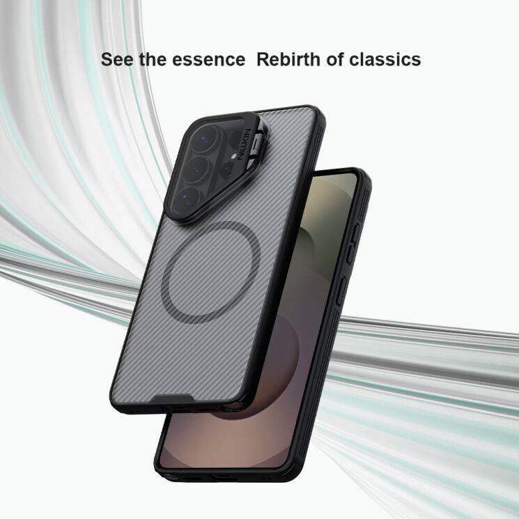 Защитный чехол NILLKIN CamShield Prop Magnetic для Samsung Galaxy S26 Ultra (S948) - Black: фото 5 из 17