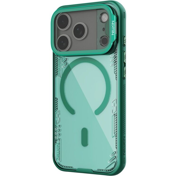 Захисний чохол NILLKIN Iceblade Prop Magnetic (Precise Cut-out) для iPhone 18 Pro / 17 Pro - Green (423621G) Захисний чохол NILLKIN Iceblade Prop Magnetic (Precise Cut-out) для iPhone 18 Pro / 17 Pro - Green: фото 2 з 19