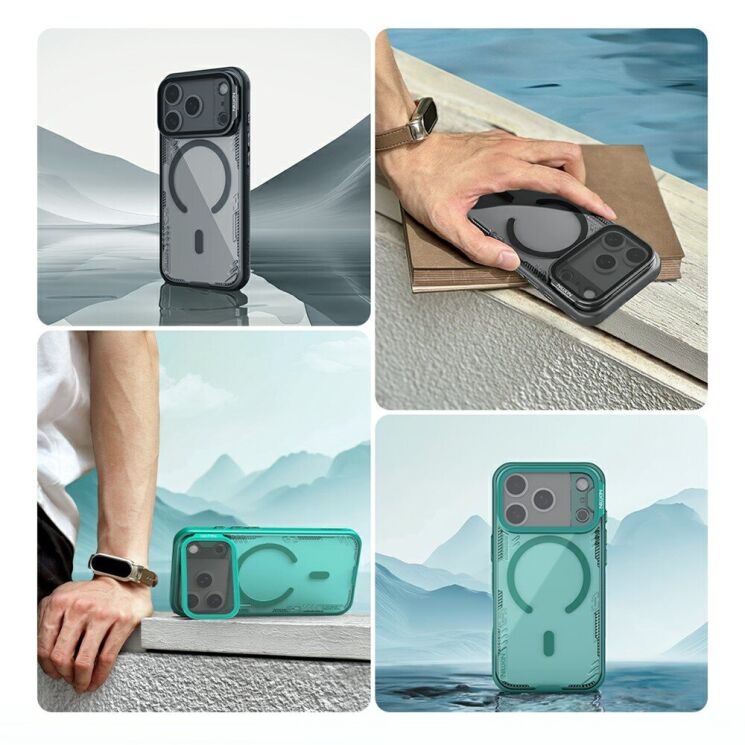 Захисний чохол NILLKIN Iceblade Prop Magnetic (Precise Cut-out) для iPhone 18 Pro / 17 Pro - Green (423621G) Захисний чохол NILLKIN Iceblade Prop Magnetic (Precise Cut-out) для iPhone 18 Pro / 17 Pro - Green: фото 8 з 19