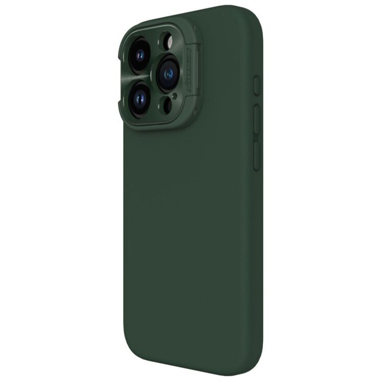 Защитный чехол NILLKIN LensWing Magnetic Case для Apple iPhone 15 Pro - Green: фото 3 из 14