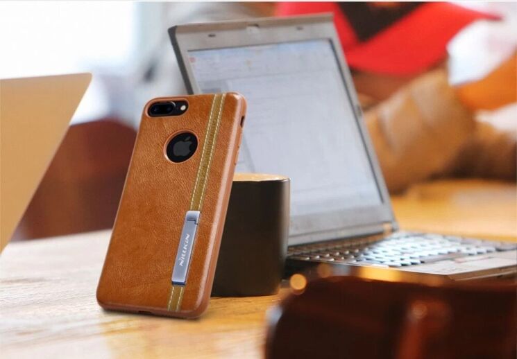 Защитный чехол Nillkin Phenom для Apple iPhone 7 Plus / 8 Plus - Brown: фото 8 из 20