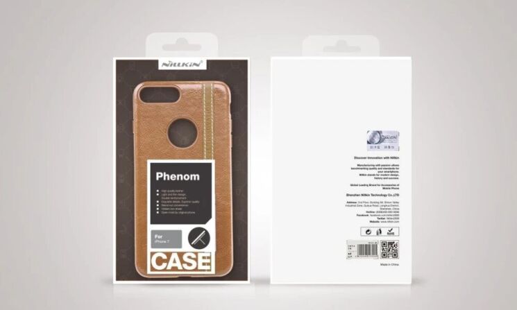 Защитный чехол Nillkin Phenom для Apple iPhone 7 Plus / 8 Plus - Brown: фото 20 из 20