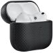 Защитный чехол Pitaka Aramid Fiber Case для AirPods Pro 3 (APM2501) - Black / Grey (390159BH). Фото 2 из 7