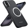 Защитный чехол Pitaka Ultra-Slim Case для Apple iPhone 16 (KI1601A) - 600D Black / Grey (Twill) (366429B)