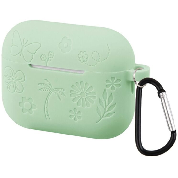 Защитный чехол Reframe Butterfly Pattern для AirPods Pro 3 - Matcha Green: фото 1 из 9