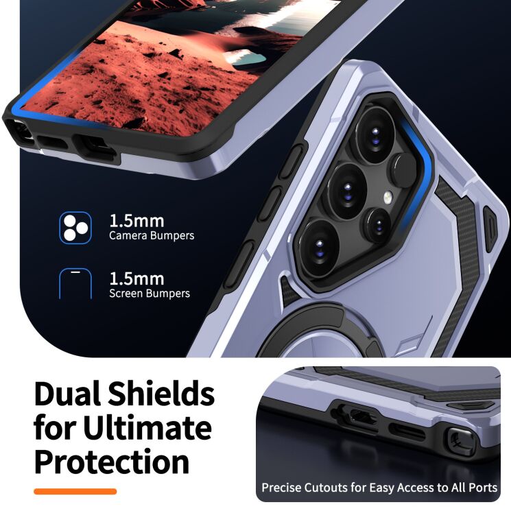 Захисний чохол Reframe Hybrid Magnetic для Samsung Galaxy S25 Ultra (S938) - Rose Gold: фото 7 з 7