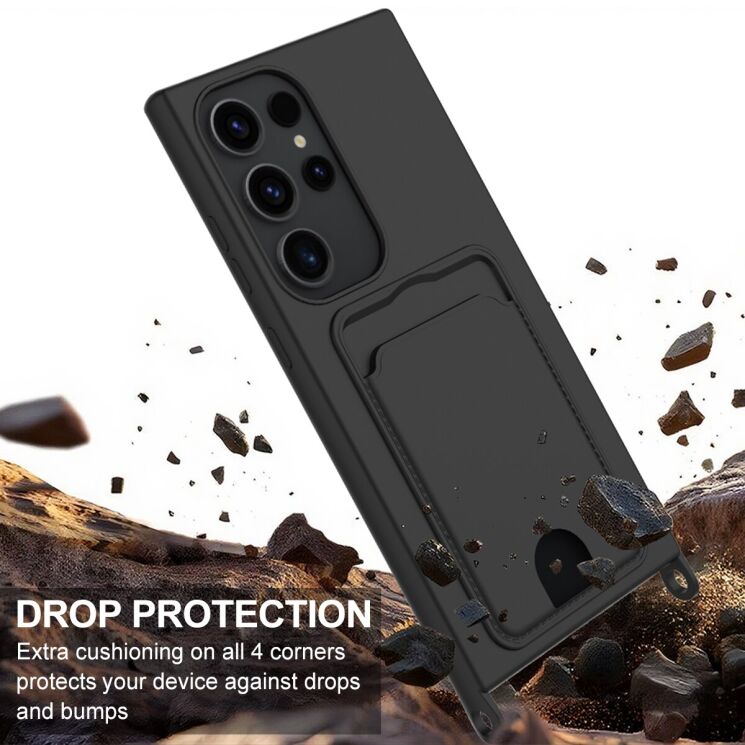 Захисний чохол Reframe Silicone Holder для Samsung Galaxy S23 Ultra (S918) - Black: фото 5 з 7