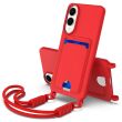 Захисний чохол Reframe Silicone Holder для Samsung Galaxy S25 Edge (S937) - Red (377573R)