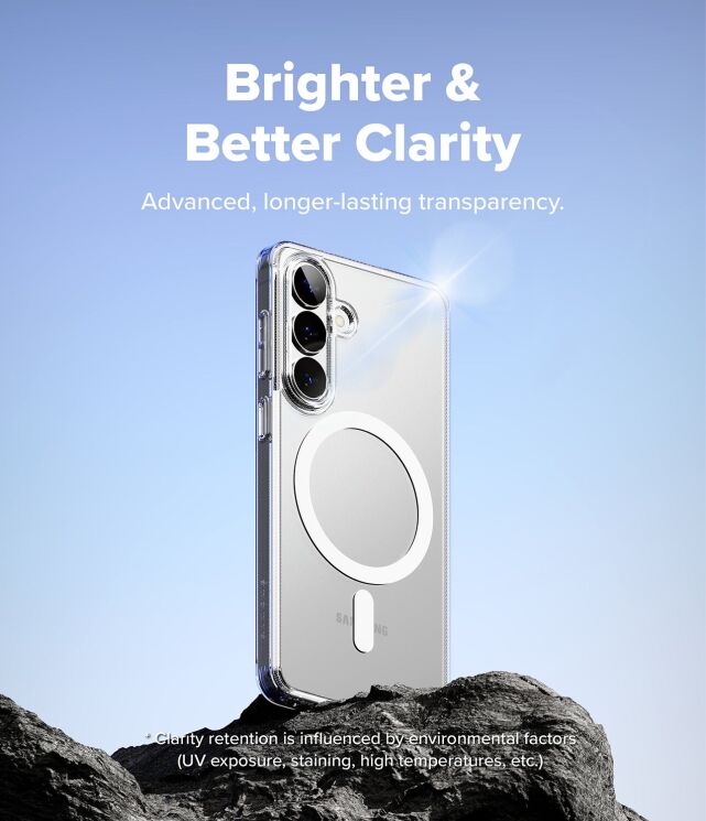 Защитный чехол Ringke Fusion Magnetic для Samsung Galaxy S26 (S942) 8800328815490 - Clear: фото 7 из 17