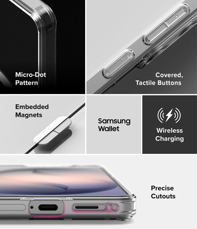 Защитный чехол Ringke Fusion Magnetic для Samsung Galaxy S26 (S942) 8800328815490 - Clear: фото 13 из 17