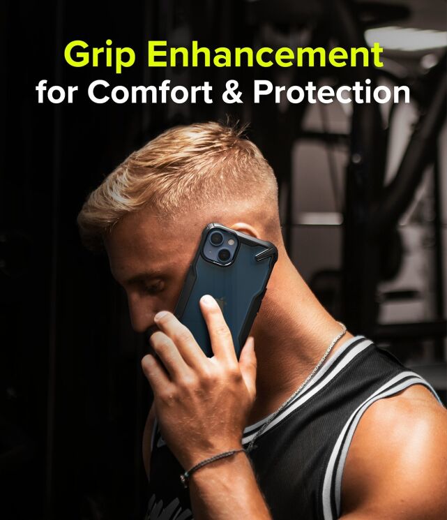 Защитный чехол RINGKE Fusion X для Apple iPhone 13 - Black: фото 4 из 9