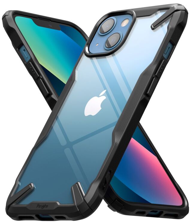 Защитный чехол RINGKE Fusion X для Apple iPhone 13 - Black: фото 1 из 9