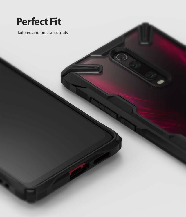 Захисний чохол RINGKE Fusion X для Xiaomi Mi 9T / Mi 9T Pro / Redmi K20 / Redmi K20 Pro - Ruby Red: фото 5 з 8
