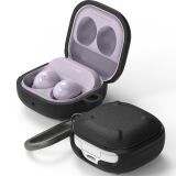 Захисний чохол Ringke Onyx (FH) для Samsung Galaxy Buds Live / Buds Pro / Buds 2 / Buds 2 Pro / Buds FE (8809818847706) - Black: фото 1 з 13